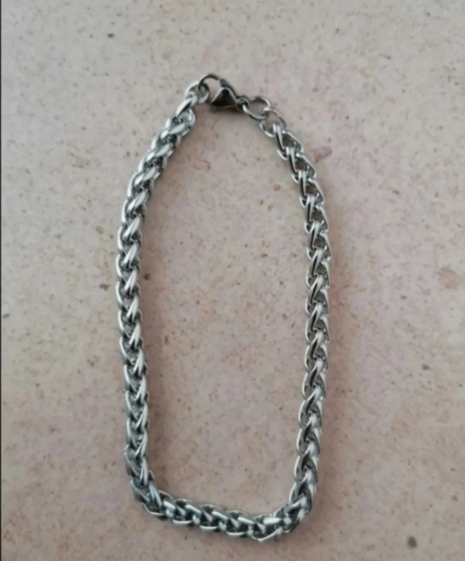 Pulsera para hombre de acero